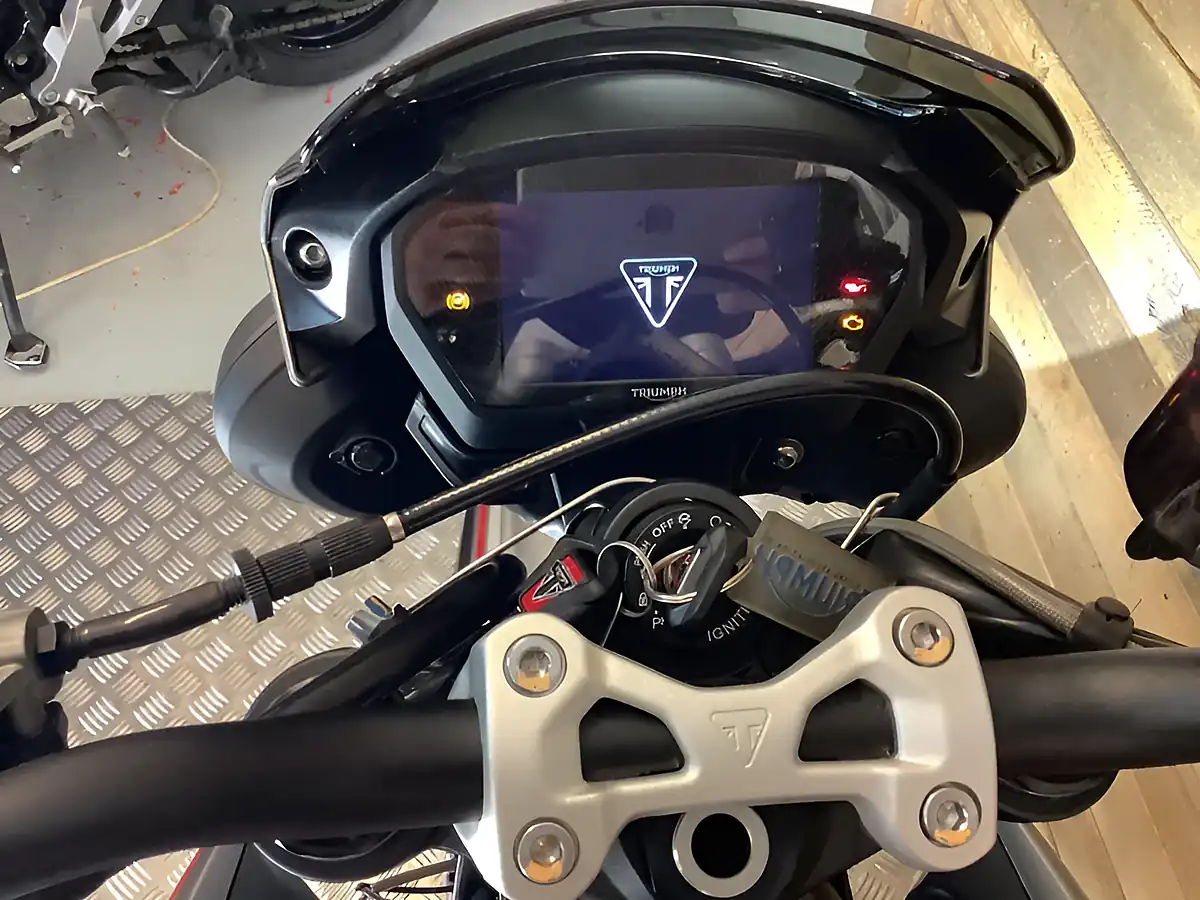 Used 2020 Triumph Street Triple RS X-Ring Silver - Interior and Exterior details 7