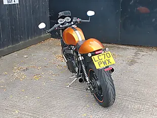 Used 2020 Triumph Thruxton 1200 Roadster/Retro Tangerine Orange - Interior and Exterior details 4
