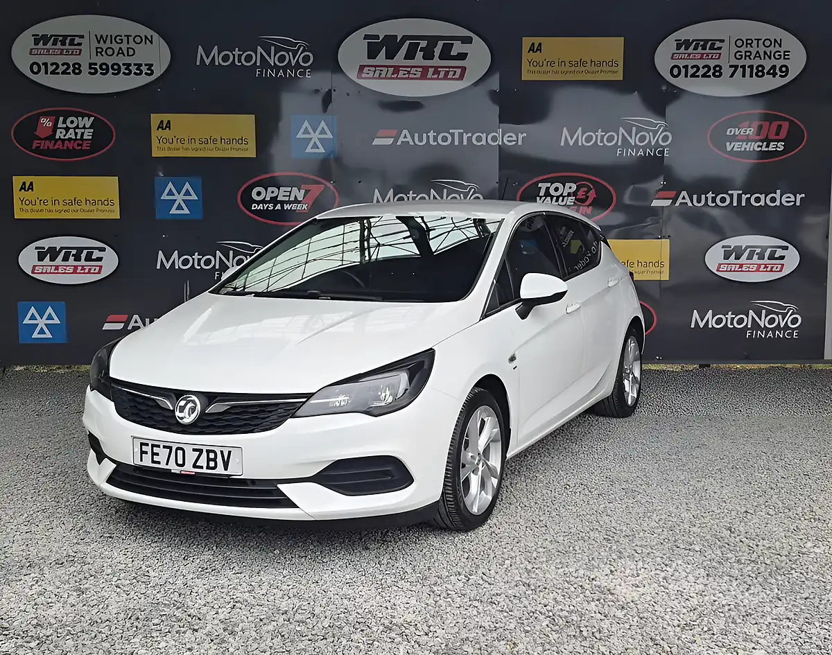 Used 2020 Vauxhall Astra Sri Nav White - Front View