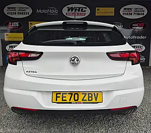 Used 2020 Vauxhall Astra Sri Nav White - Interior and Exterior details 8