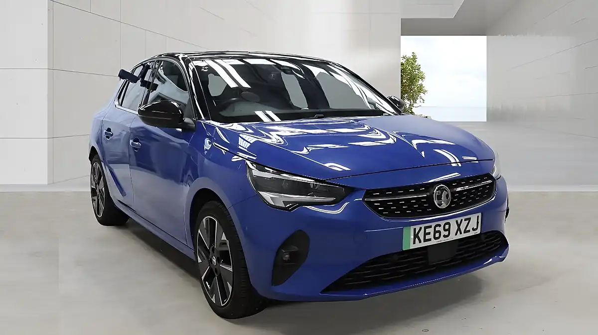 Used 2020 Vauxhall Corsa Electric Elite Nav Blue - Front View