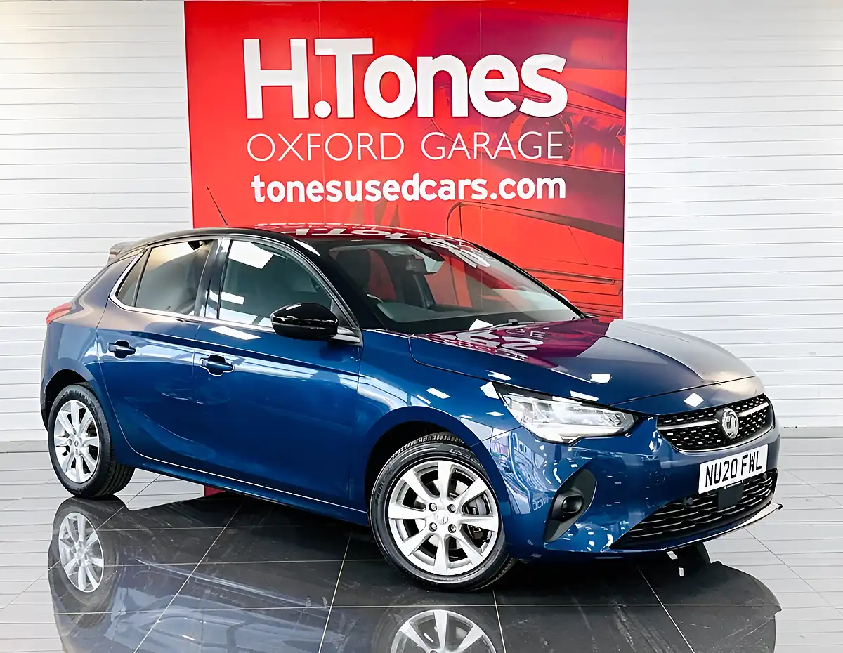 Used 2020 Vauxhall Corsa Elite Nav Blue - Front View