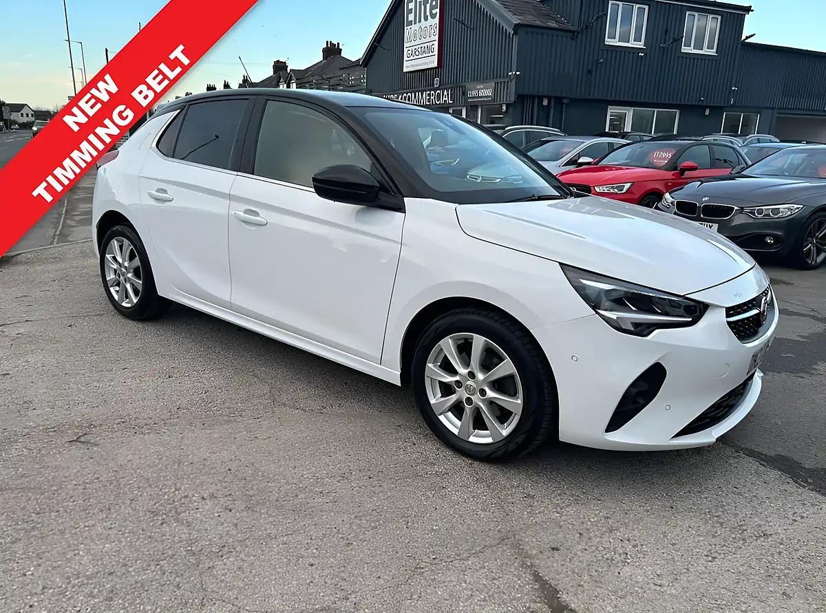 Used 2020 Vauxhall Corsa Elite Nav White - Front View
