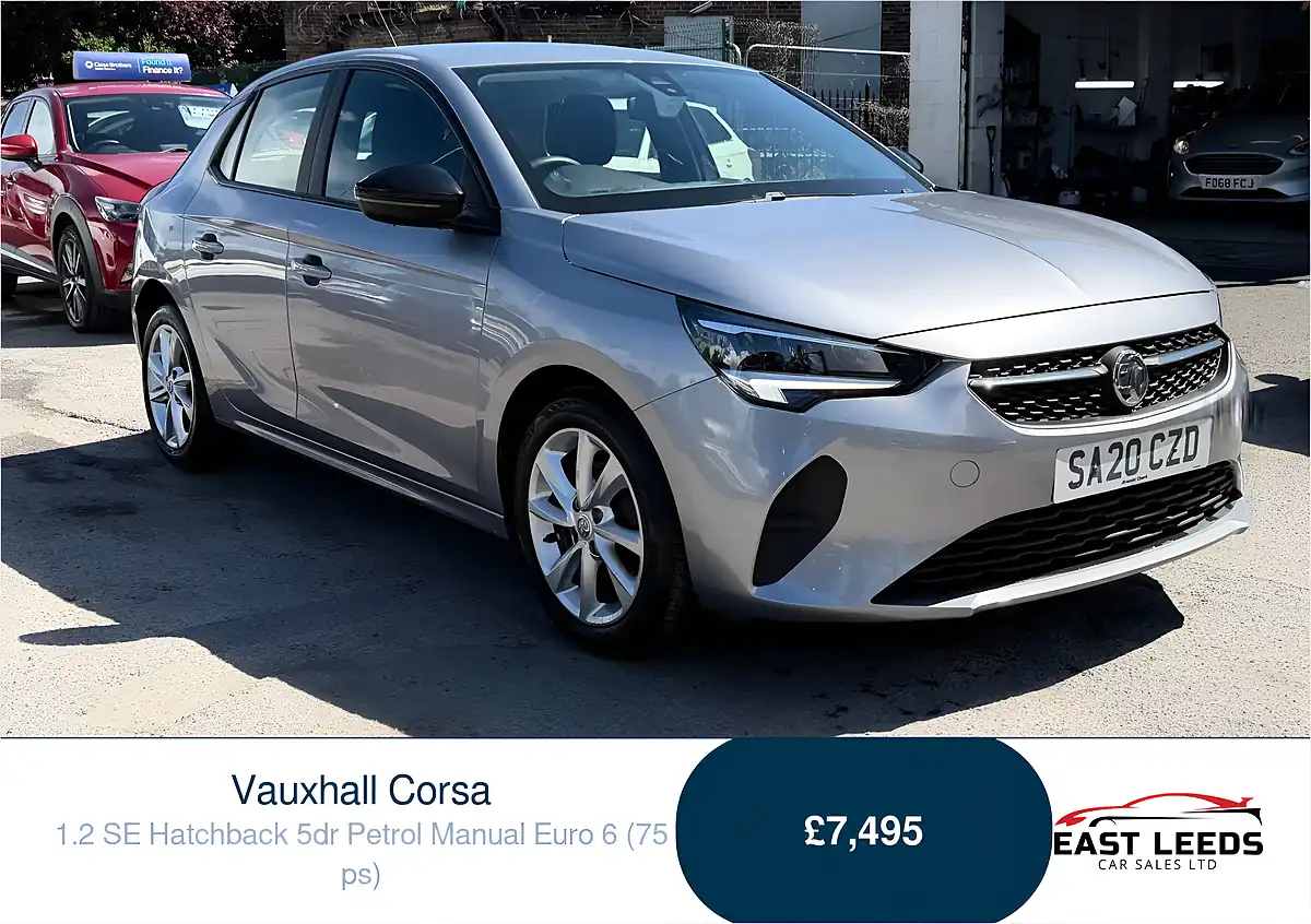 Used 2020 Vauxhall Corsa Se Grey - Front View