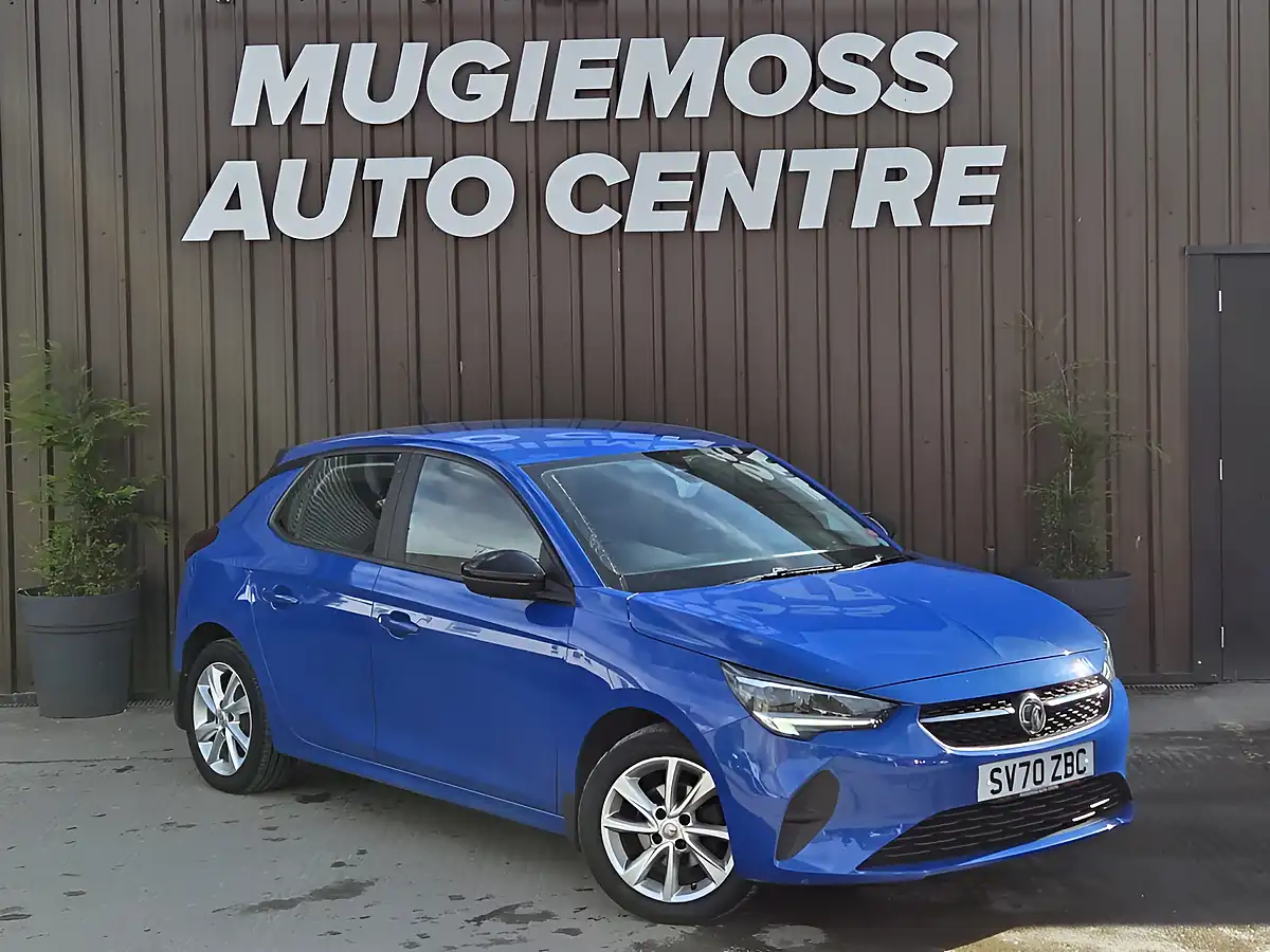 Used 2020 Vauxhall Corsa Se Premium Blue - Front View