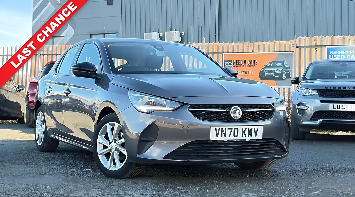Used 2020 Vauxhall Corsa Se Premium Grey - Front View