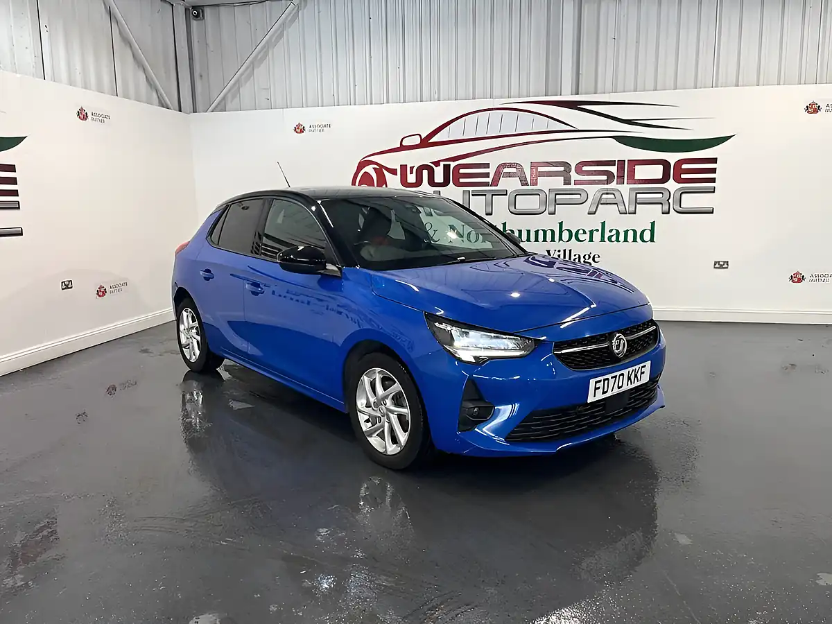 Used 2020 Vauxhall Corsa Sri Blue - Front View