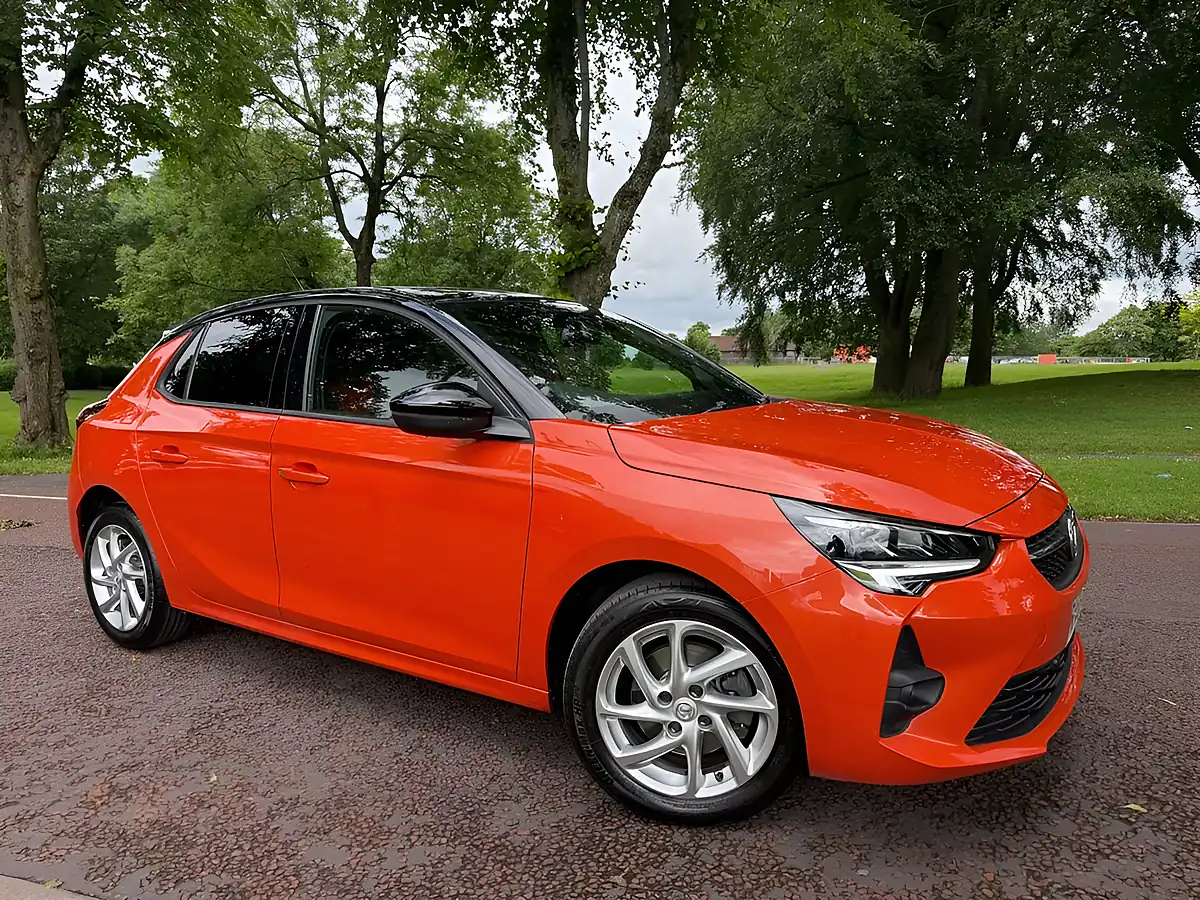 Used 2020 Vauxhall Corsa Sri Nav Premium Orange - Front View
