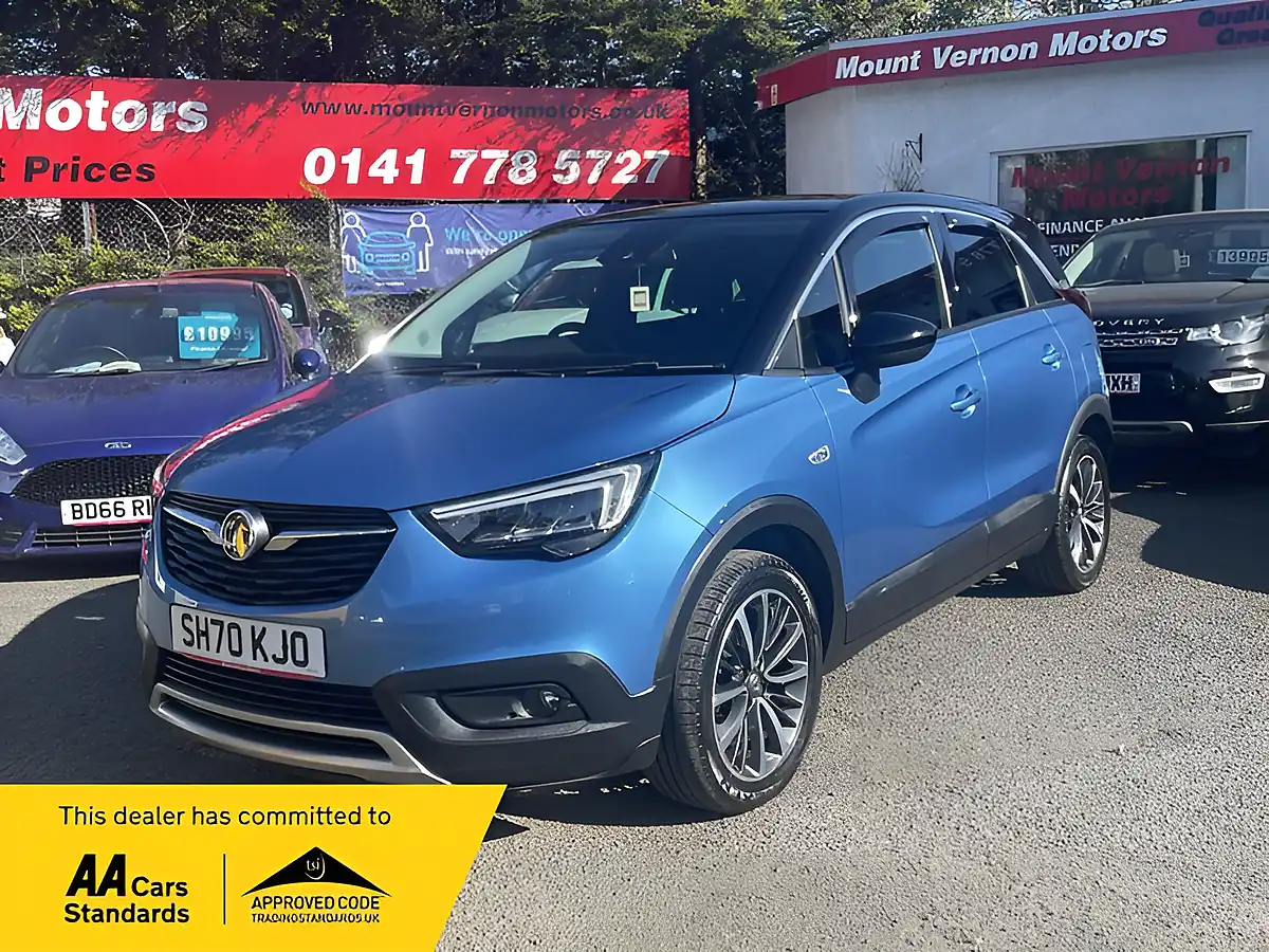 Used 2020 Vauxhall Crossland X Elite Blue - Front View