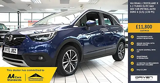 2020 Vauxhall Crossland X 1.2 Turbo Elite Nav