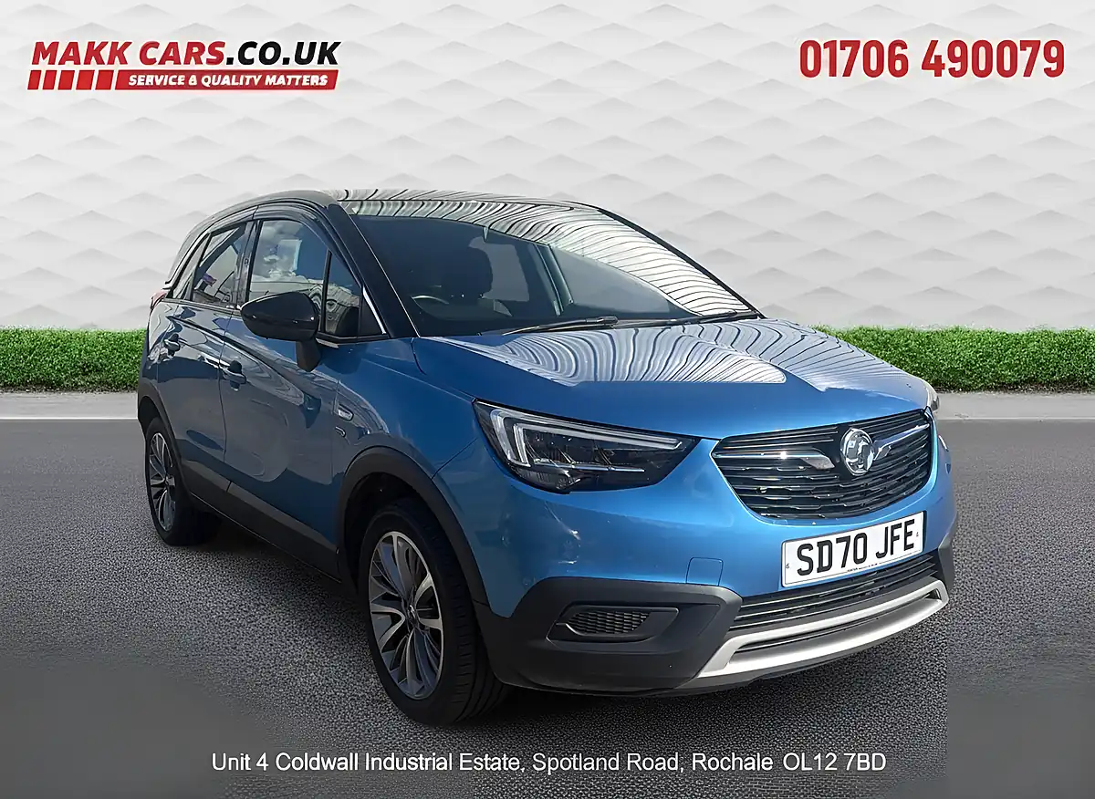 Used 2020 Vauxhall Crossland X Griffin Blue - Front View