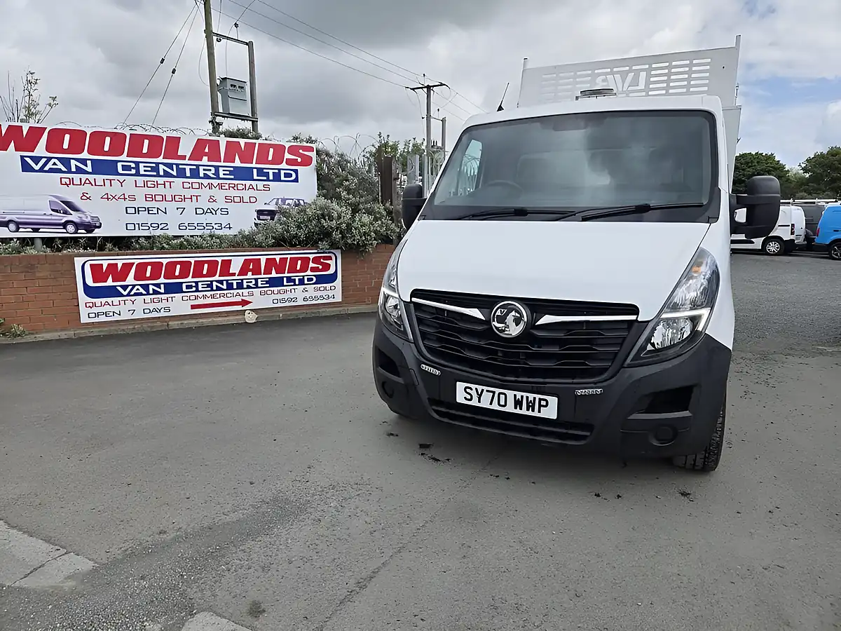Used 2020 Vauxhall Movano L3H1 R3500 Lwb Tipper Pickup White - Interior and Exterior details 3