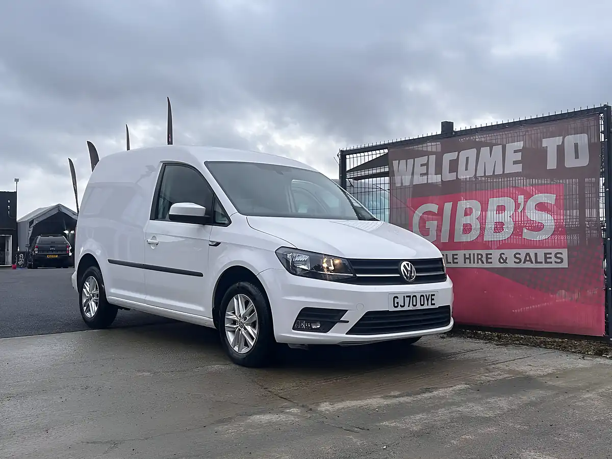 Used 2020 Volkswagen Caddy Highline White - Front View