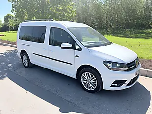 Used 2020 Volkswagen Caddy Maxi Life White - Interior and Exterior details 3