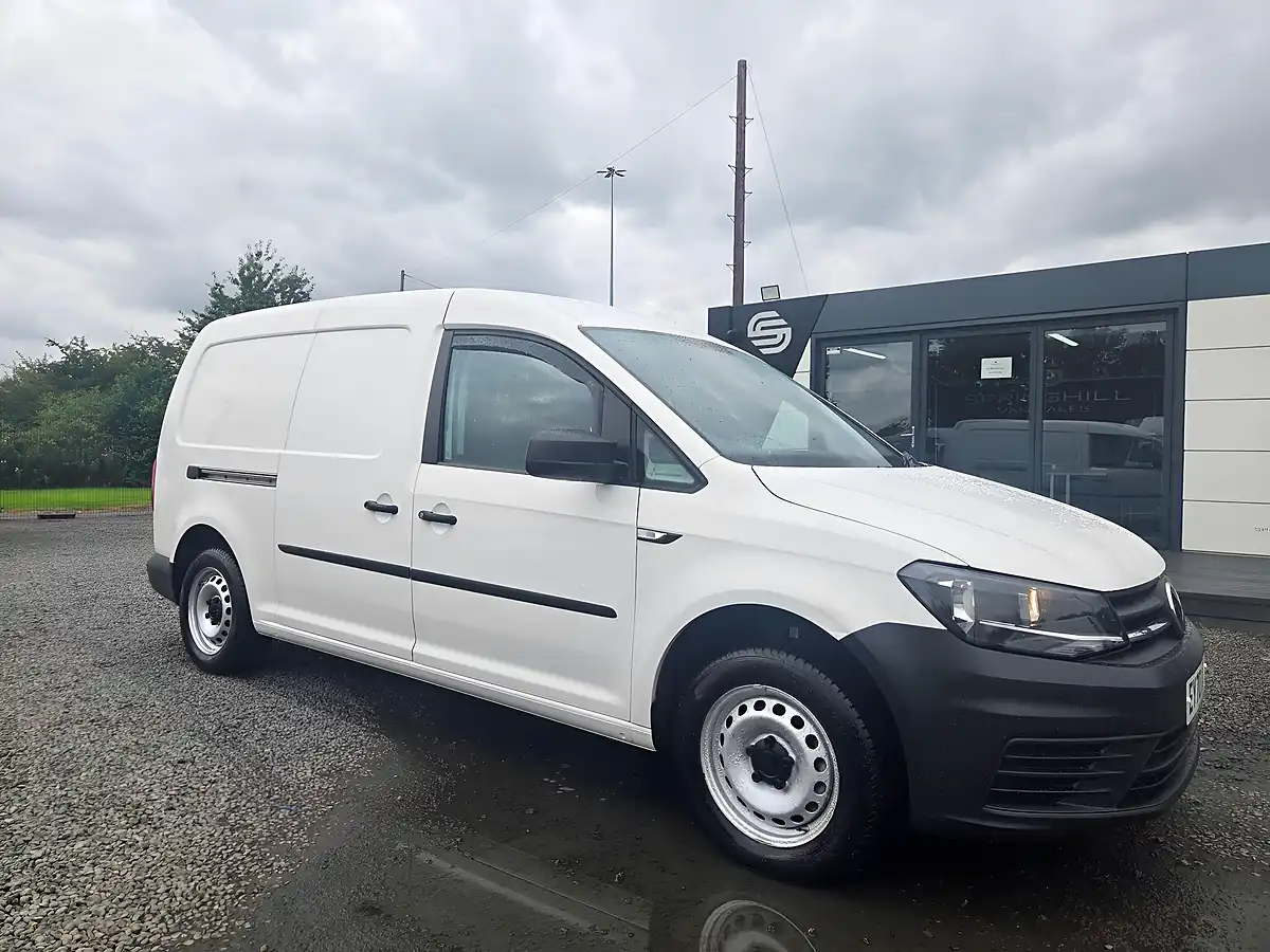 Used 2020 Volkswagen Caddy Maxi Startline White - Front View