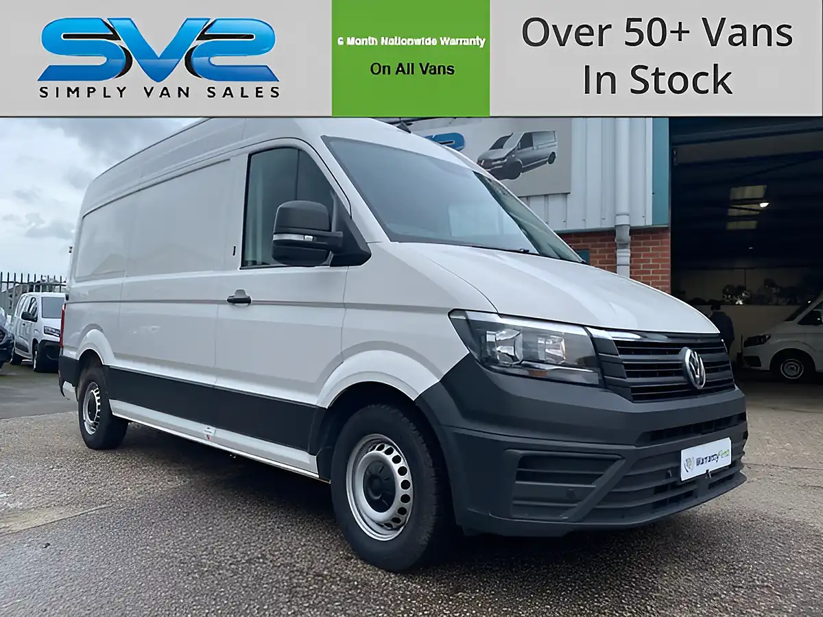 Used 2020 Volkswagen Crafter Trendline White - Front View