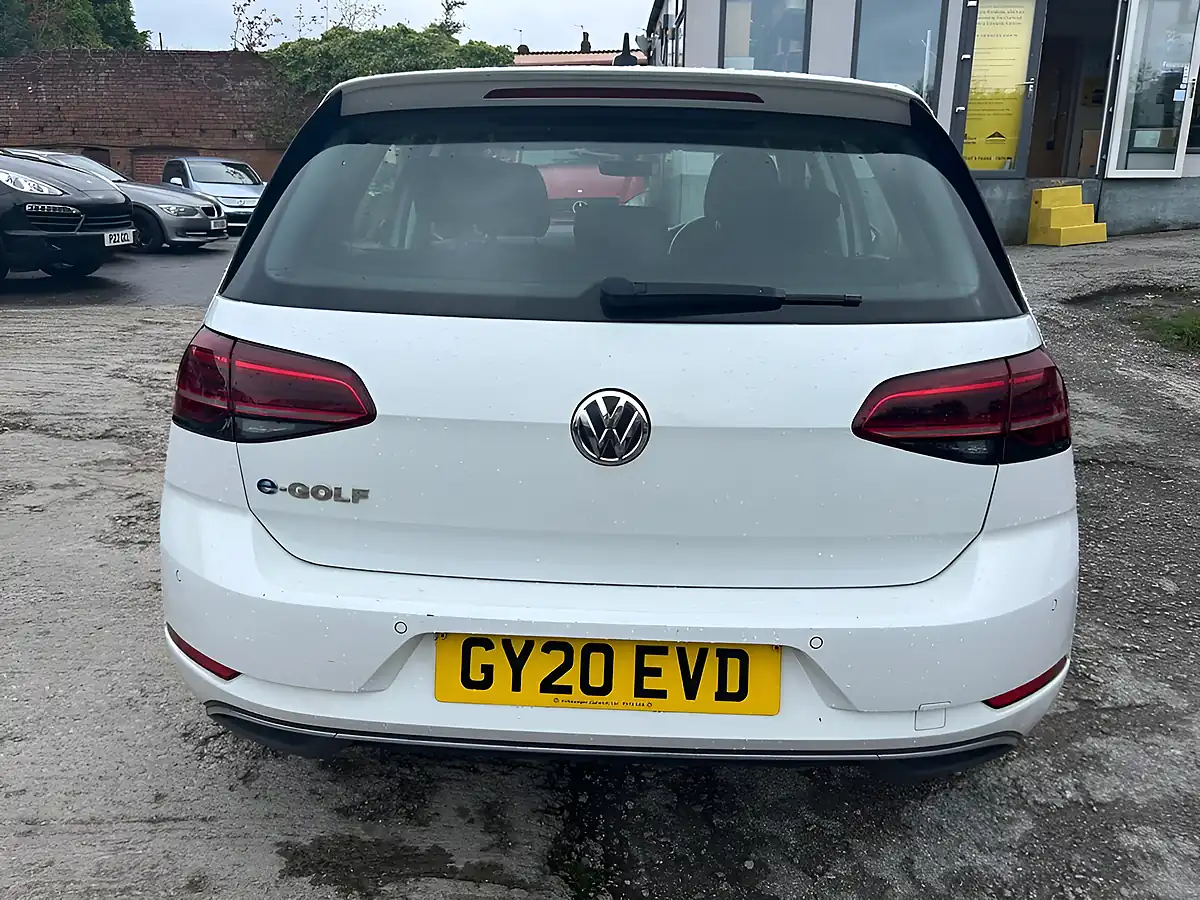Used 2020 Volkswagen E-Golf Auto 5dr White - Interior and Exterior details 5