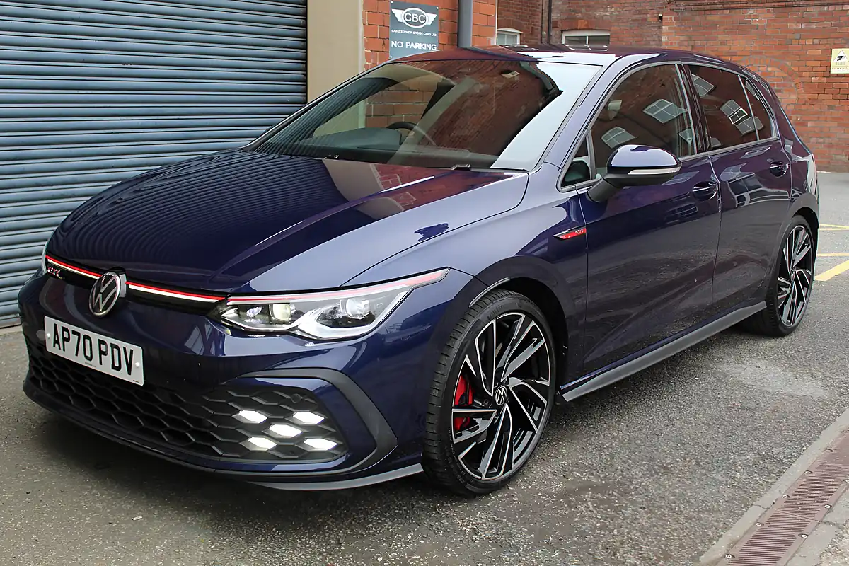 Used 2020 Volkswagen Golf GTI Blue - Interior and Exterior details 4