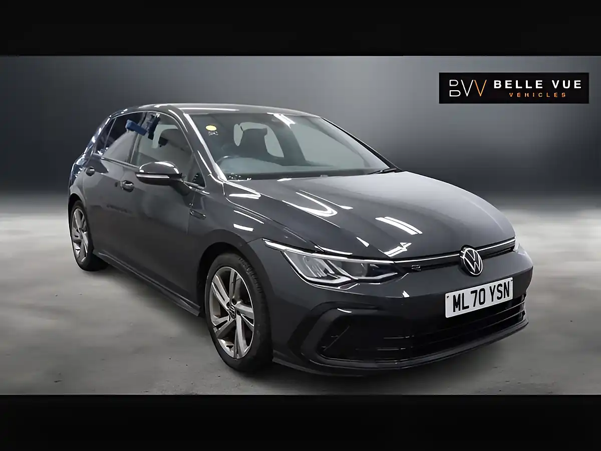 Used 2020 Volkswagen Golf R-Line Grey - Front View