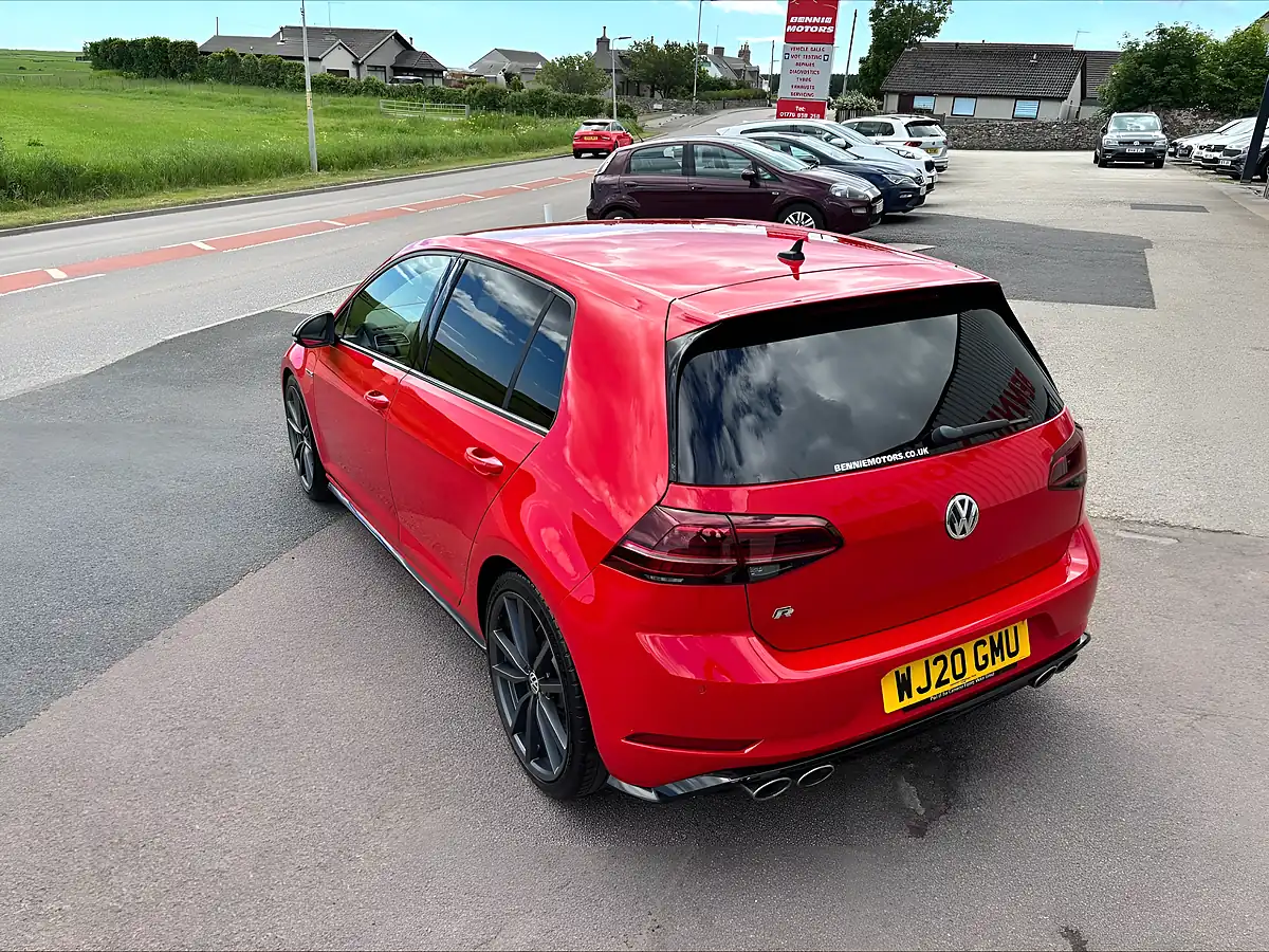 Used 2020 Volkswagen Golf R Red - Interior and Exterior details 13