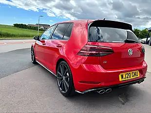 Used 2020 Volkswagen Golf R Red - Interior and Exterior details 4