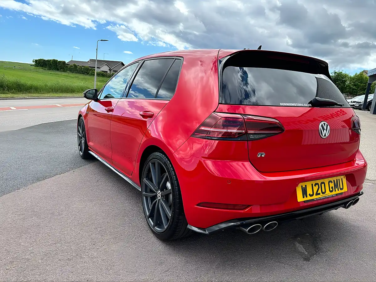 Used 2020 Volkswagen Golf R Red - Interior and Exterior details 4