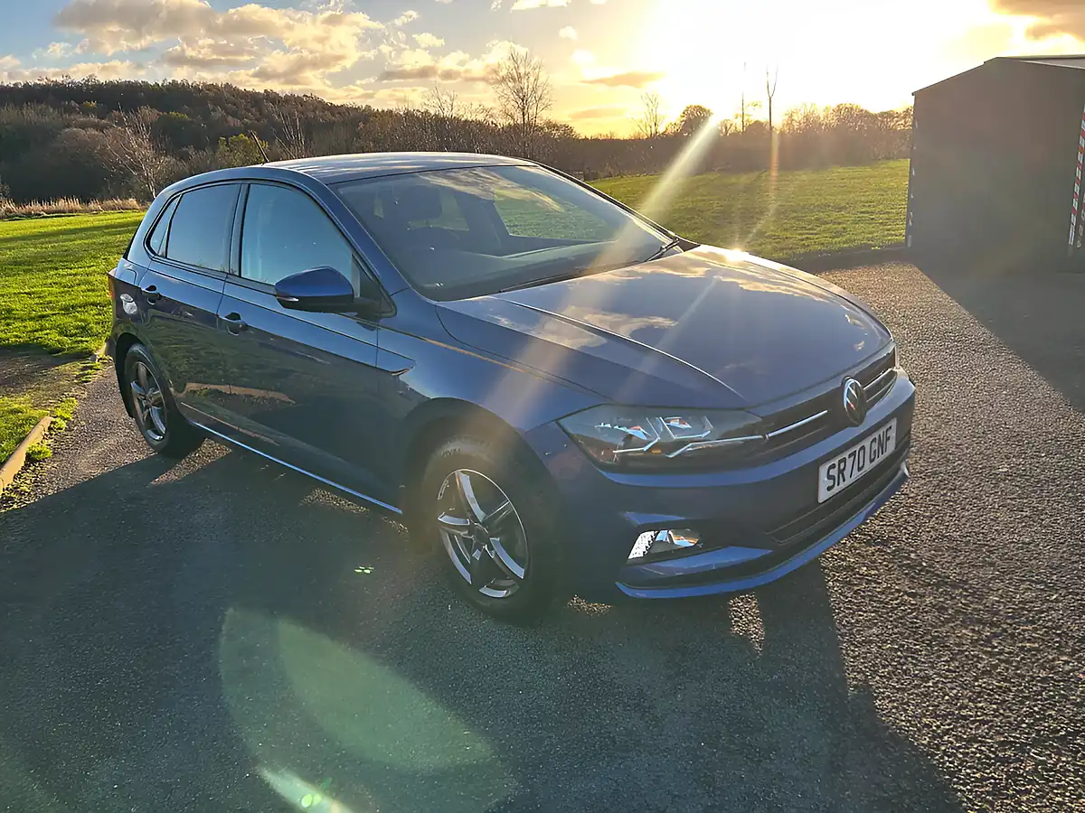 Used 2020 Volkswagen Polo Match Blue - Front View