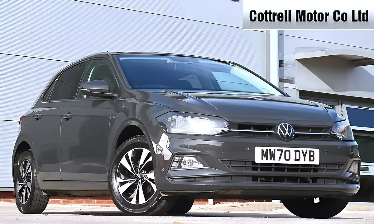 Used 2020 Volkswagen Polo Match Limestone Grey - Front View