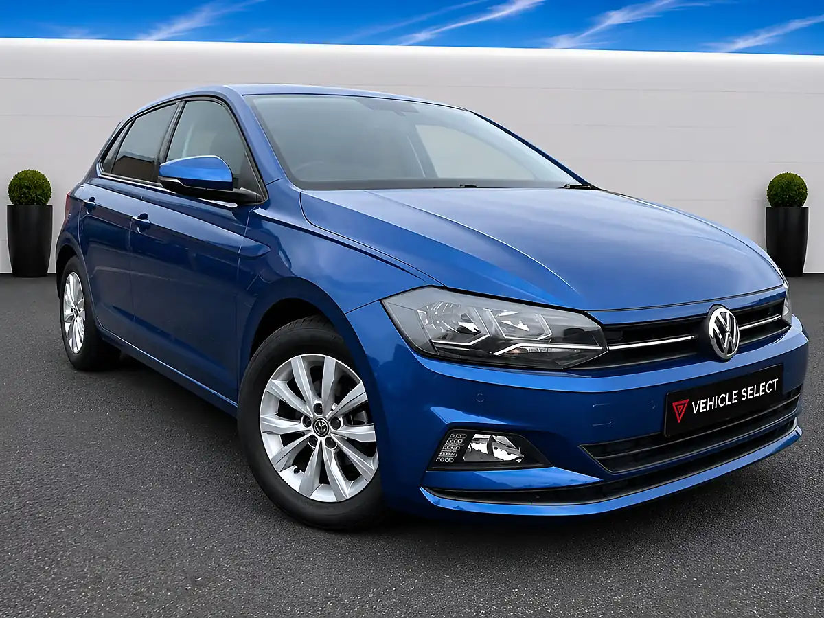 Used 2020 Volkswagen Polo Match Reef Blue - Front View