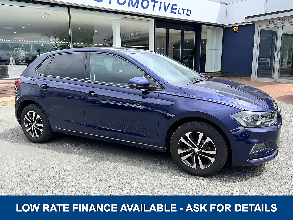 Used 2020 Volkswagen Polo United Atlantic Blue - Front View