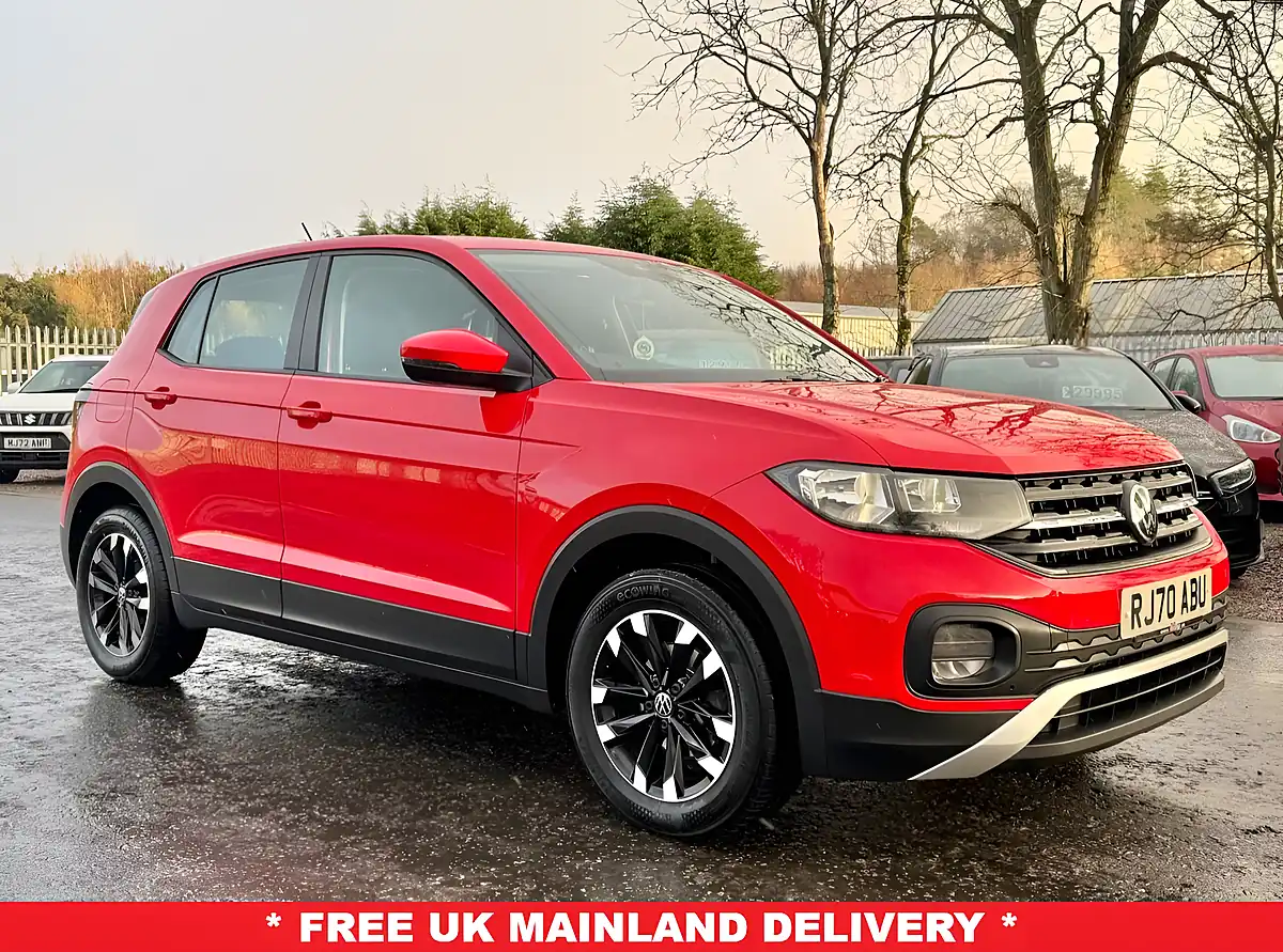 Used 2020 Volkswagen T-Cross S Flash Red - Front View