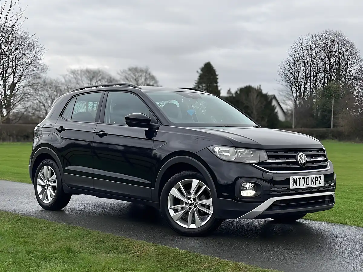 Used 2020 Volkswagen T-Cross Se Black - Front View