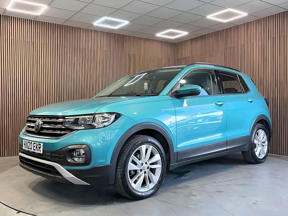Used 2020 Volkswagen T-Cross Se Blue - Interior and Exterior details 3