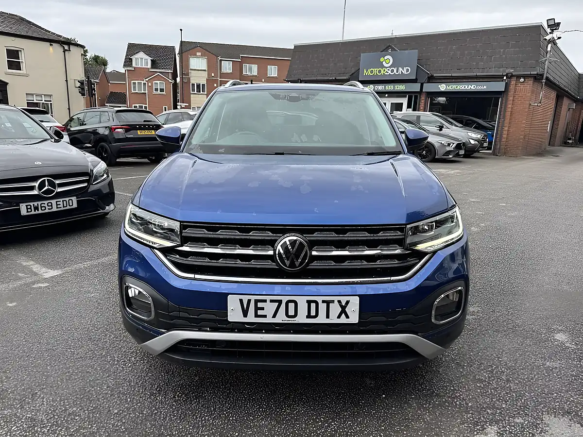 Used 2020 Volkswagen T-Cross Sel Blue - Interior and Exterior details 2