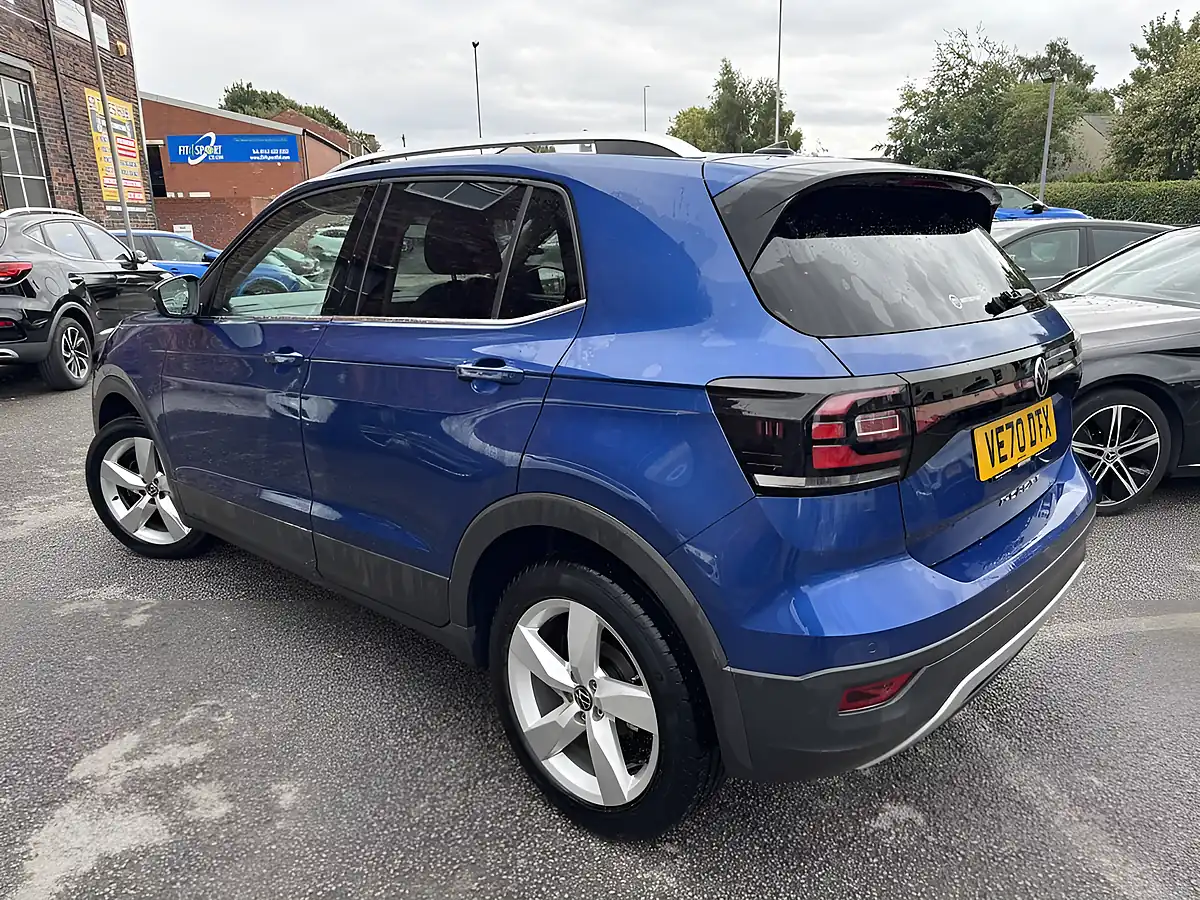 Used 2020 Volkswagen T-Cross Sel Blue - Interior and Exterior details 3