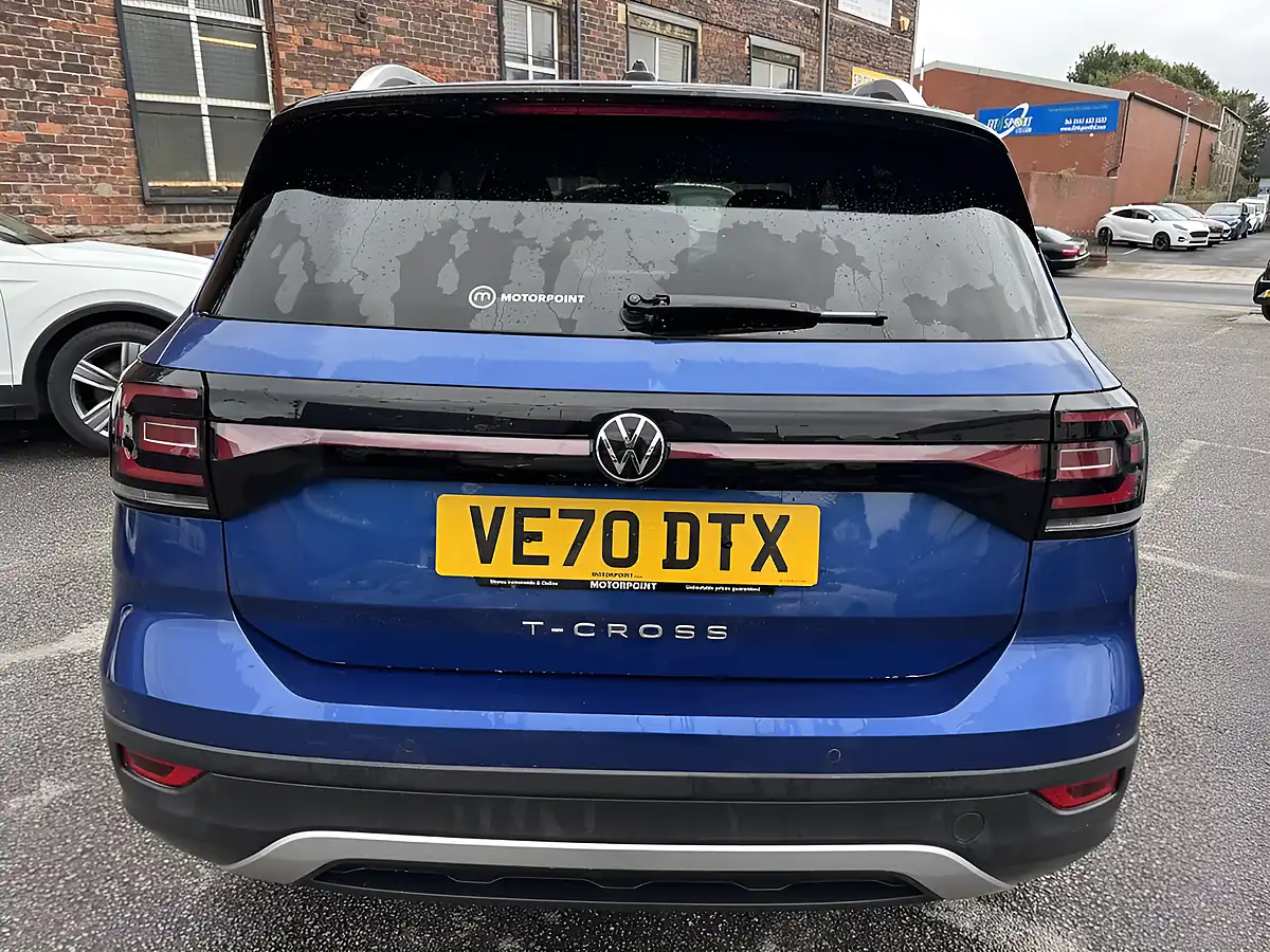 Used 2020 Volkswagen T-Cross Sel Blue - Interior and Exterior details 4