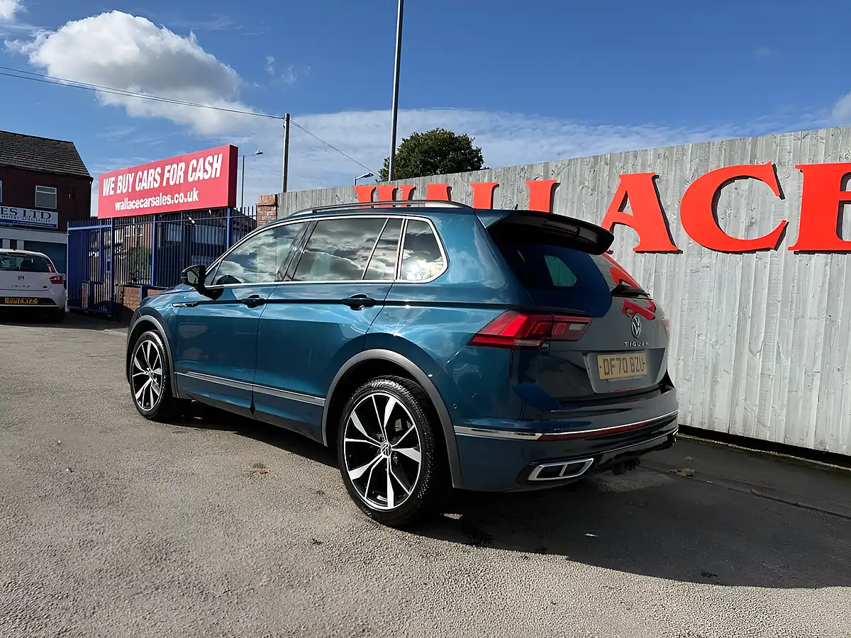 Used 2020 Volkswagen Tiguan R-Line Blue - Interior and Exterior details 14