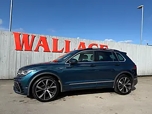 Used 2020 Volkswagen Tiguan R-Line Blue - Interior and Exterior details 5