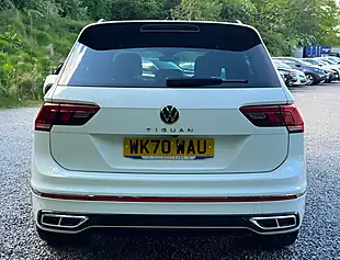 Used 2020 Volkswagen Tiguan R-Line Pure White - Interior and Exterior details 4