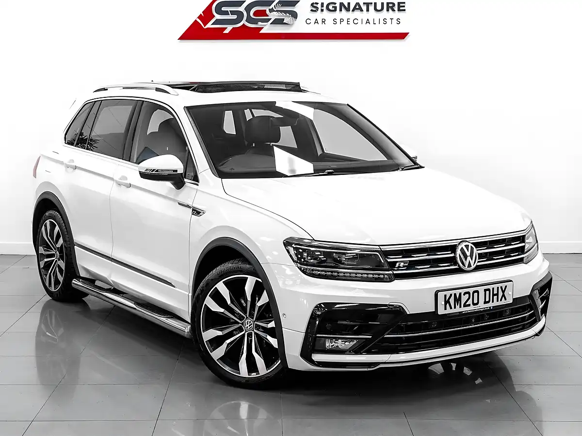 Used 2020 Volkswagen Tiguan R-Line Tech White - Interior and Exterior details 7