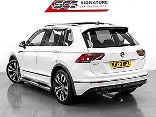Used 2020 Volkswagen Tiguan R-Line Tech White - Interior and Exterior details 8