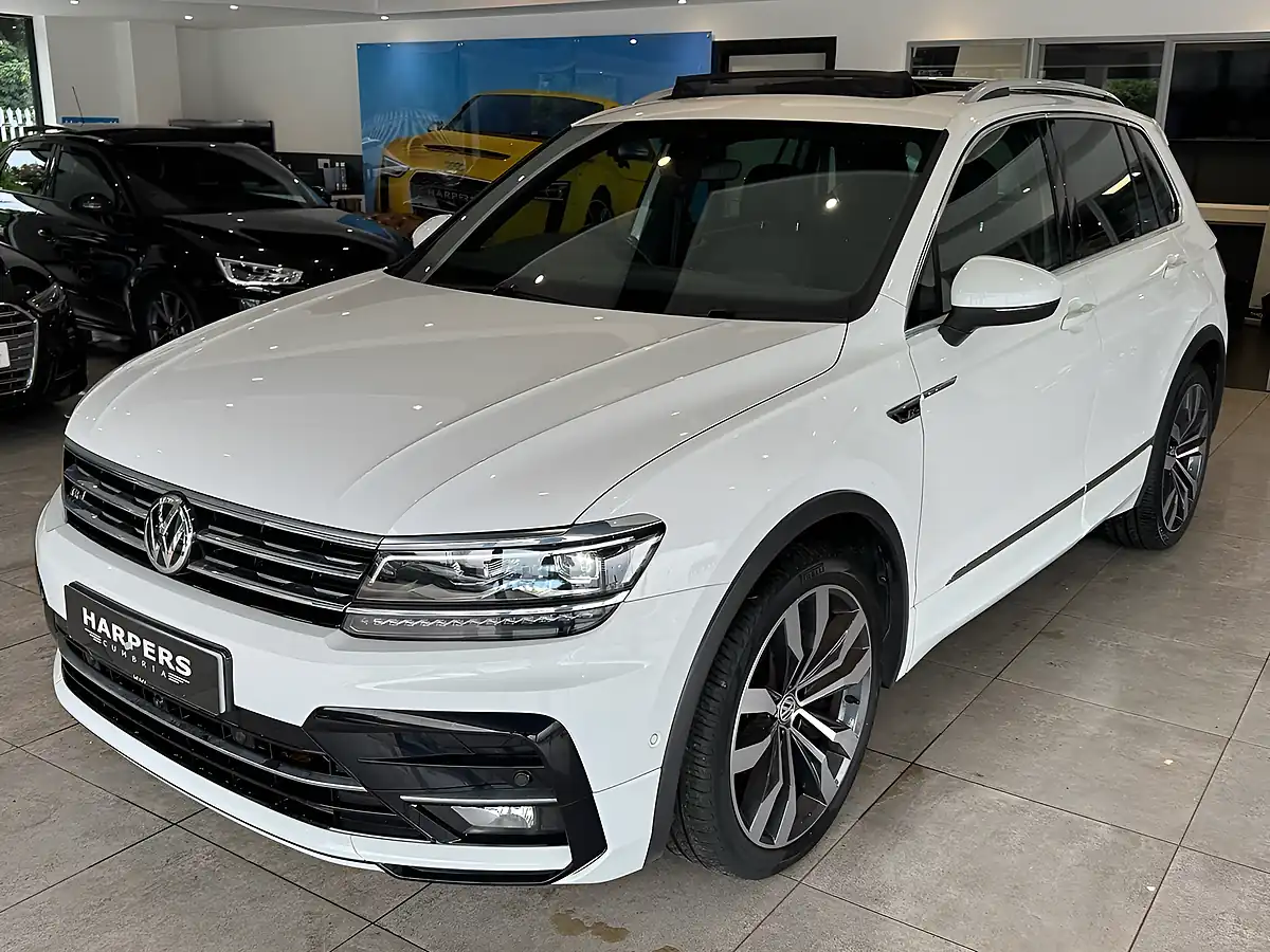 Used 2020 Volkswagen Tiguan R-Line Tech White - Interior and Exterior details 15