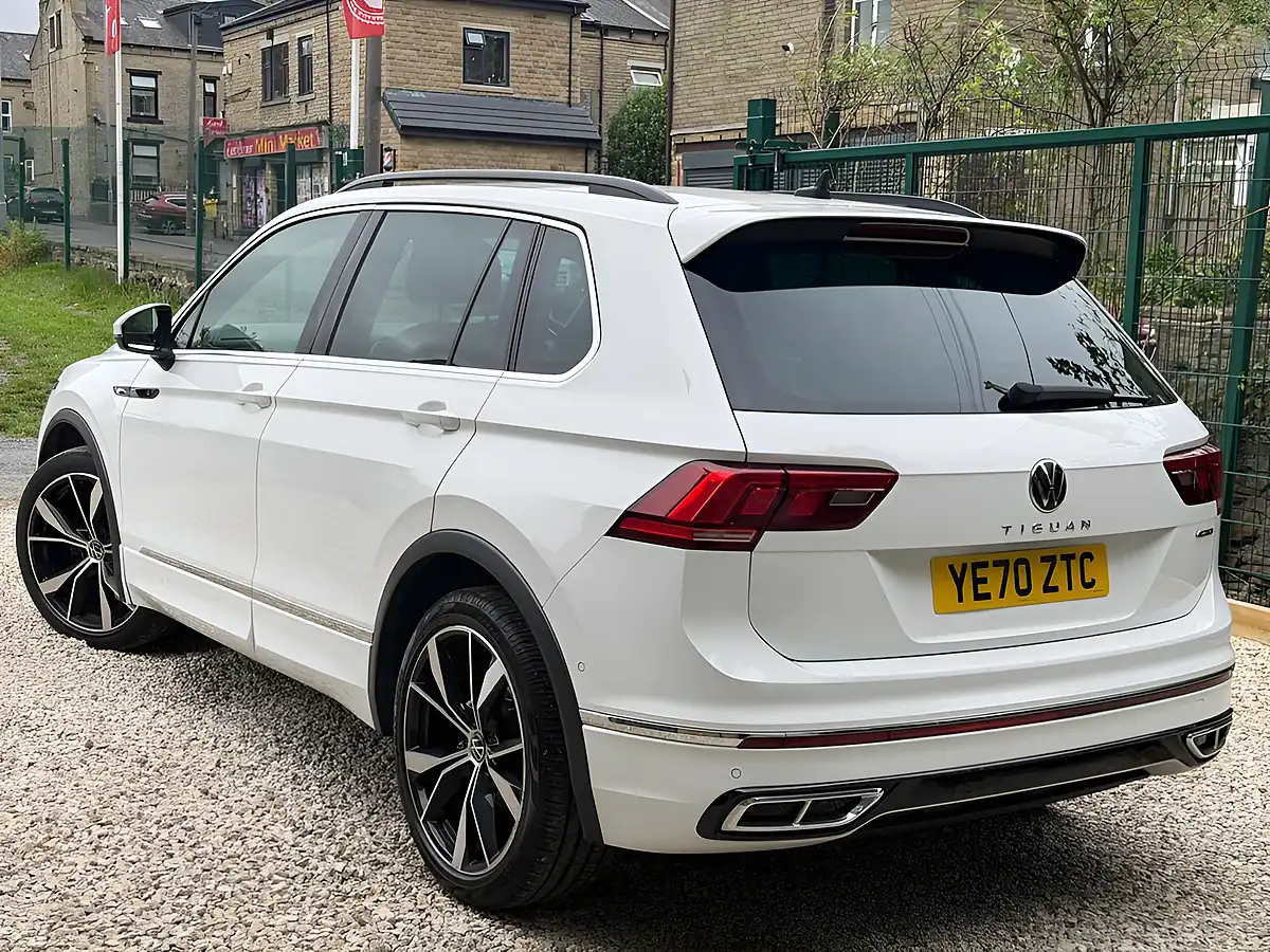 Used 2020 Volkswagen Tiguan R-Line White - Interior and Exterior details 16