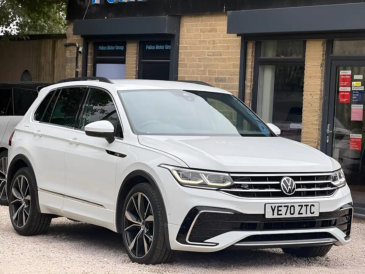 Used 2020 Volkswagen Tiguan R-Line White - Interior and Exterior details 3