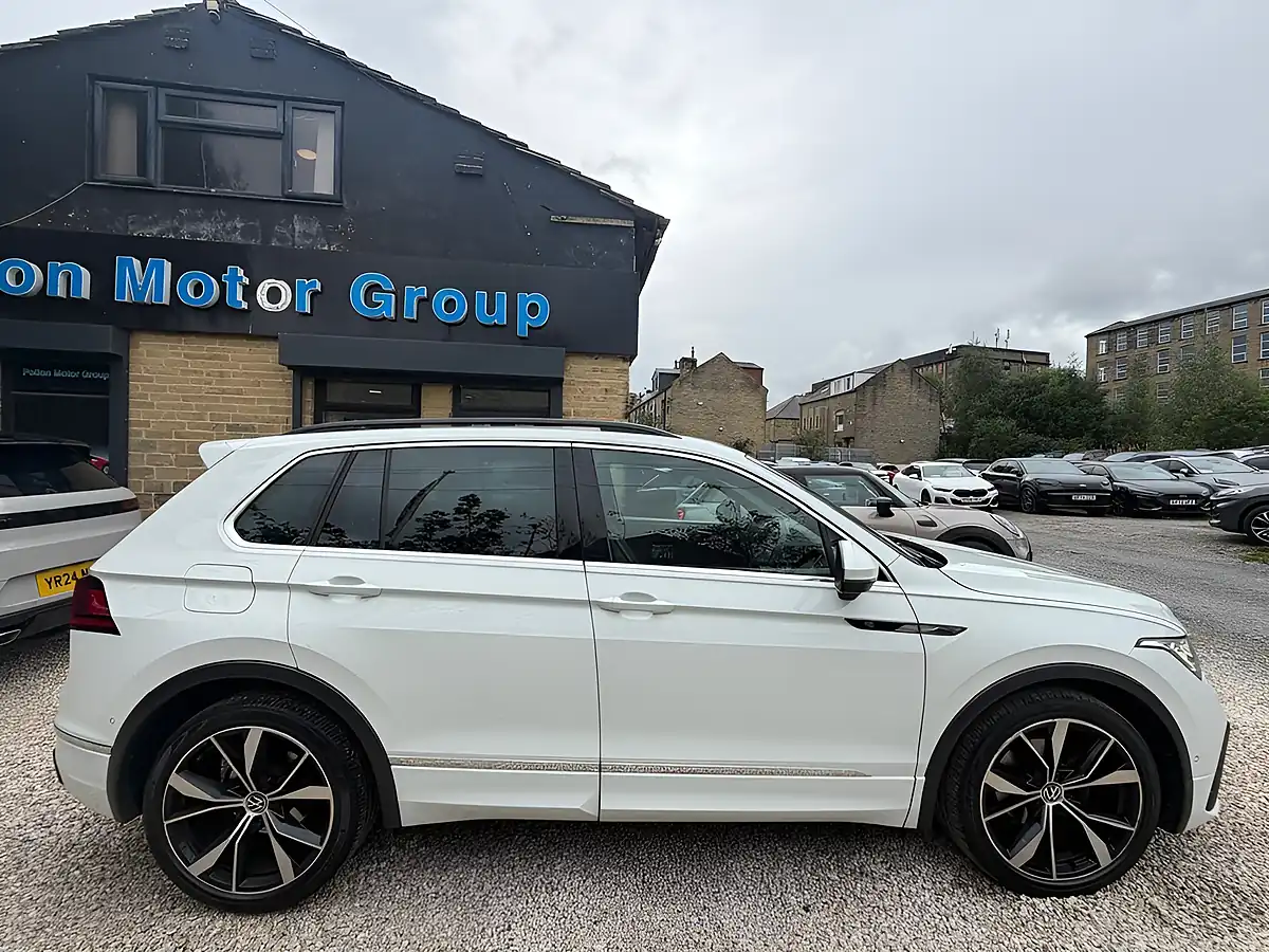 Used 2020 Volkswagen Tiguan R-Line White - Interior and Exterior details 4