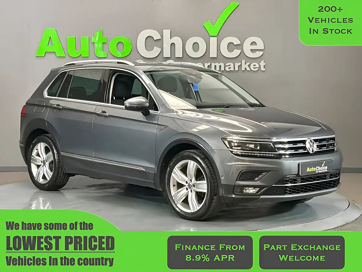 Used 2020 Volkswagen Tiguan Sel Indium Grey - Front View