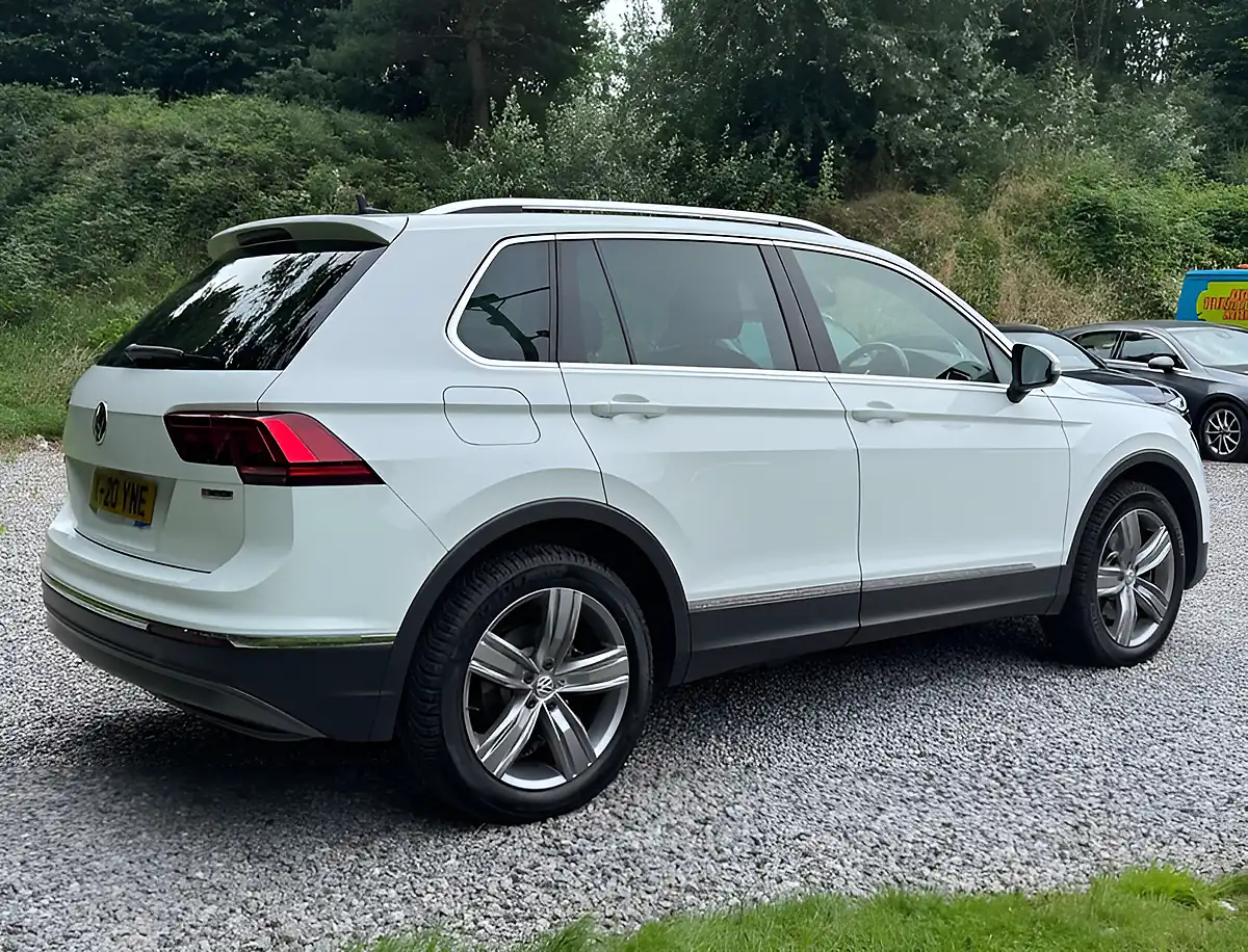 Used 2020 Volkswagen Tiguan Sel Pure White - Interior and Exterior details 3