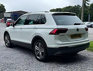 Used 2020 Volkswagen Tiguan Sel Pure White - Interior and Exterior details 5