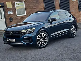 Used 2020 Volkswagen Touareg Black Edition Blue - Interior and Exterior details 6