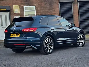Used 2020 Volkswagen Touareg Black Edition Blue - Interior and Exterior details 8